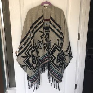Light weight poncho/drape
